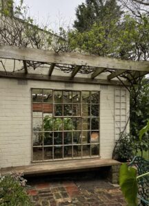 Antique Under Pergola Space Mirror