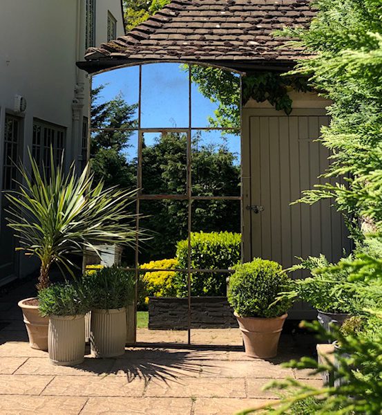 Large Tall English Rustic Mirror