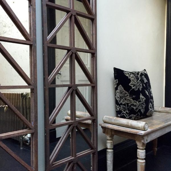 Pair of Unique Iron Work Design Panels - Image 3