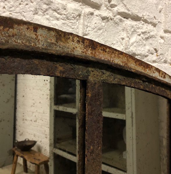 Rustic Architectural Slow Arched Mirror