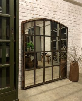 Rustic Architectural Slow Arched Mirror