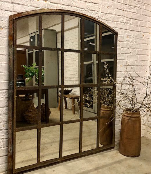 Rustic Architectural Slow Arched Mirror