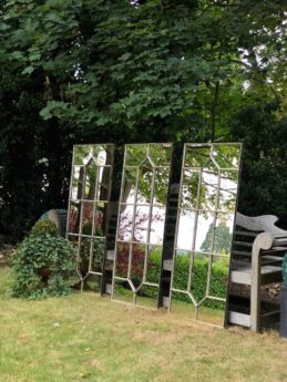 Set of 3 Architectural Home and Garden Mirrors