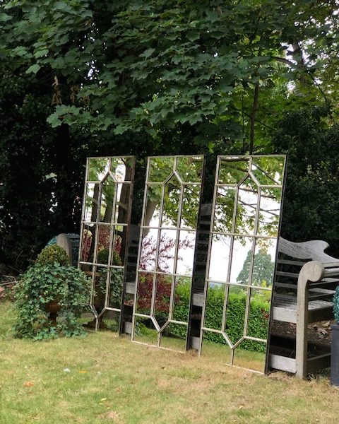 Set of 3 Architectural Home and Garden Mirrors