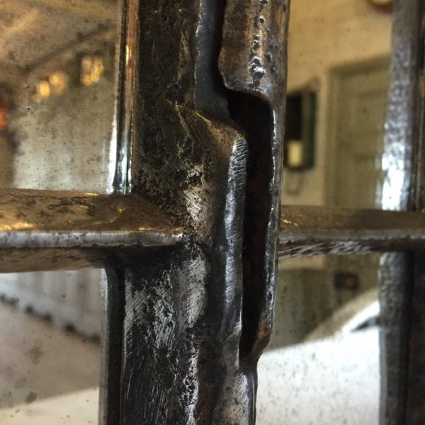 Slow Arch Cast Iron Window Frame Mirror