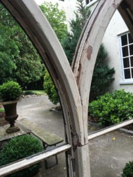 Reclaimed Chapel Arch Original Window Mirror