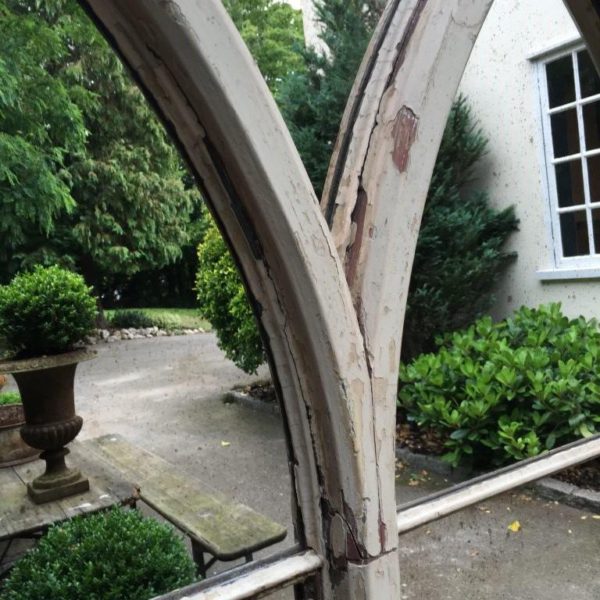 Reclaimed Chapel Arch Original Window Mirror