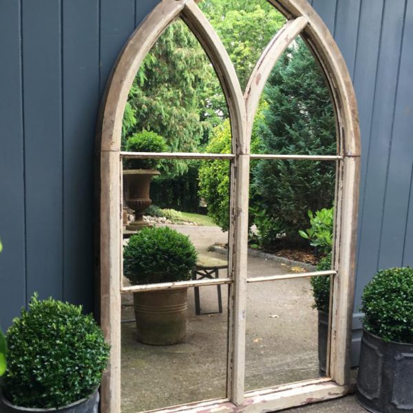 Reclaimed Chapel Arch Original Window Mirror