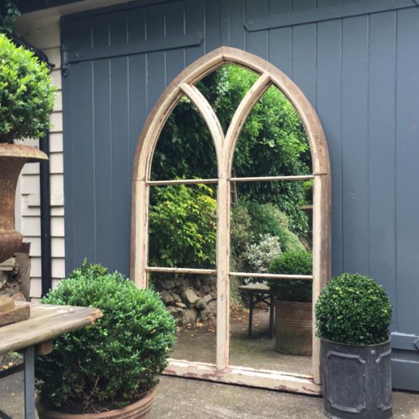 Reclaimed Chapel Arch Original Window Mirror