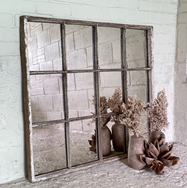 English Vintage Home and Garden Mirror