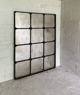 Antique Home and Garden Architectural Window Mirror