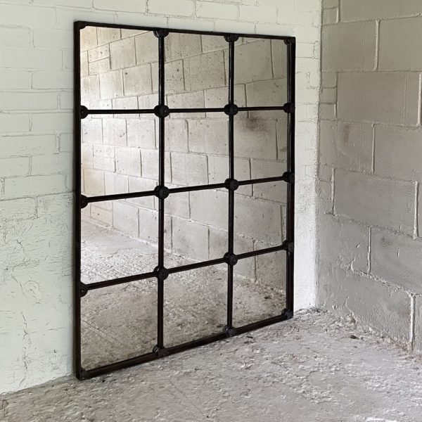 Antique Home and Garden Architectural Window Mirror