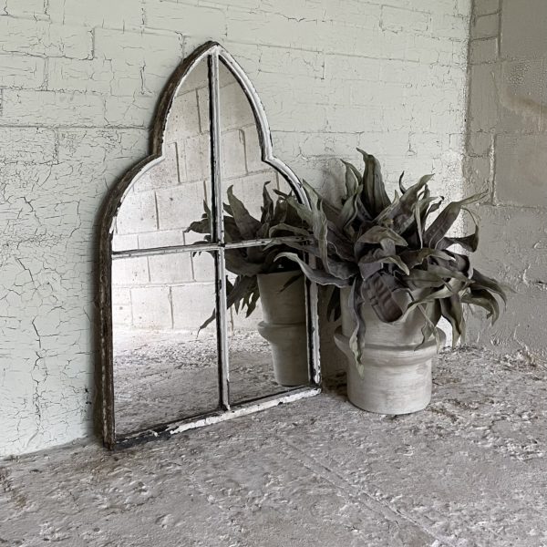 Pavilion Style Antique Home and Garden Mirror