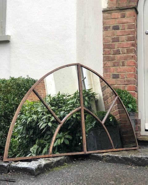 Vintage Wide Factory Mirror