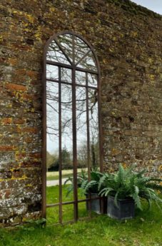 Bespoke Arched Industrial Factory Style Mirror