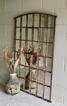 Antique Rustic Slow Arch Home and Garden Mirror