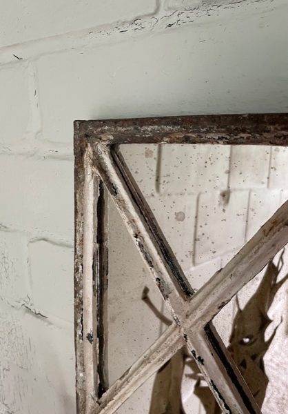 Original Architectural Diamond Design Window Mirror - Image 4
