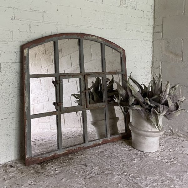 Belgian Industrial Home and Garden Arch Mirror