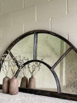 Fan Style Architectural Reclaimed Mirror