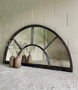 Fan Style Architectural Reclaimed Mirror