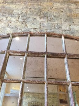 Antique Slow Arch Window Mirror