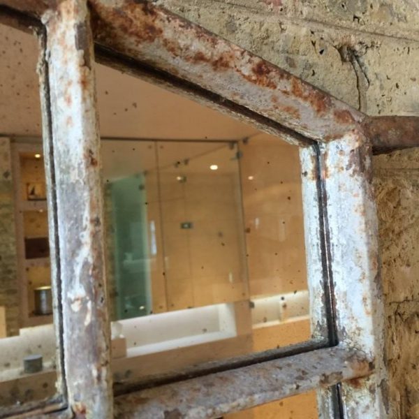 Antique Slow Arch Window Mirror