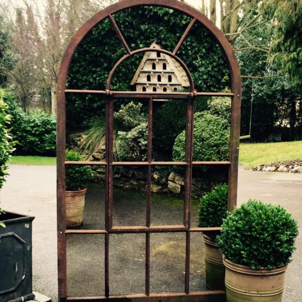 Large Full Arch Garden Mirrors