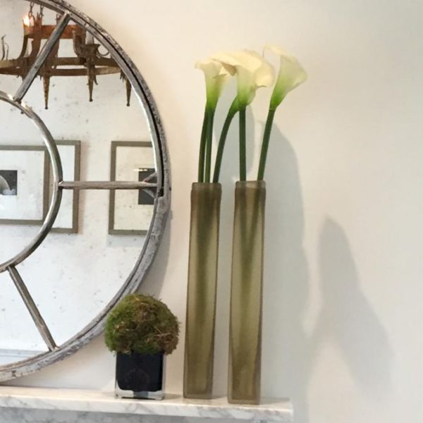 Architectural Panelled Round Window Mirror