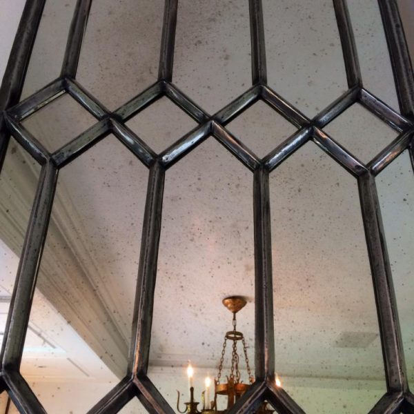 Decorative Polished Cast Iron Elegant Window Mirror Panels - Image 3