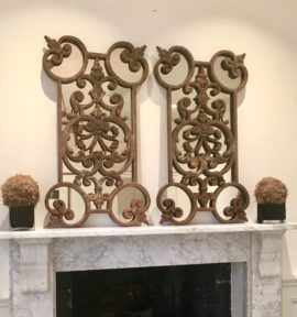 Reclaimed Decorative Rustic Ironwork Mirrors