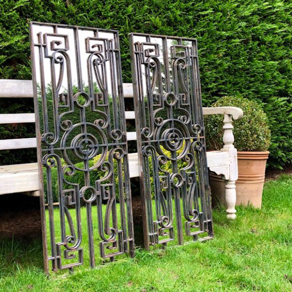 Decorative Scroll Ironwork Mirror Panels