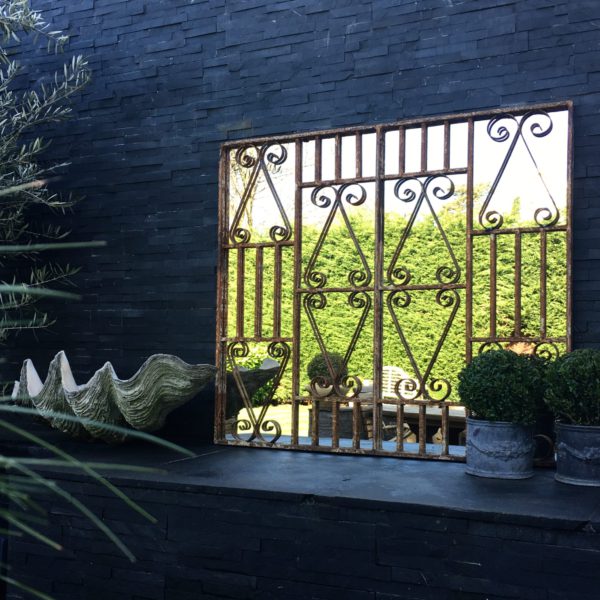 Decorative Vintage Garden Ironwork Mirror