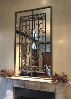 Decorative Vintage Ironwork Mirror