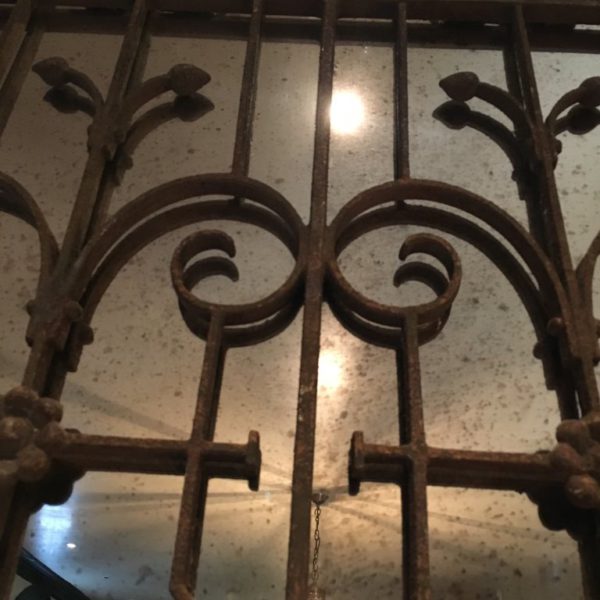 Decorative Vintage Ironwork Mirror