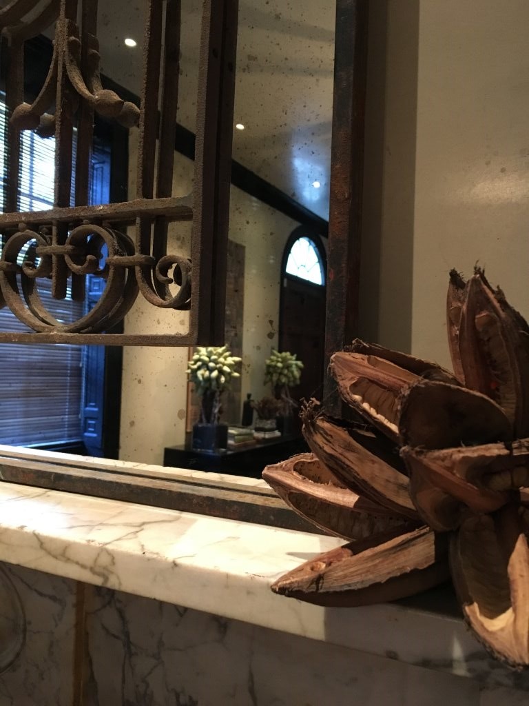 Decorative Vintage Ironwork Mirror - Image 4