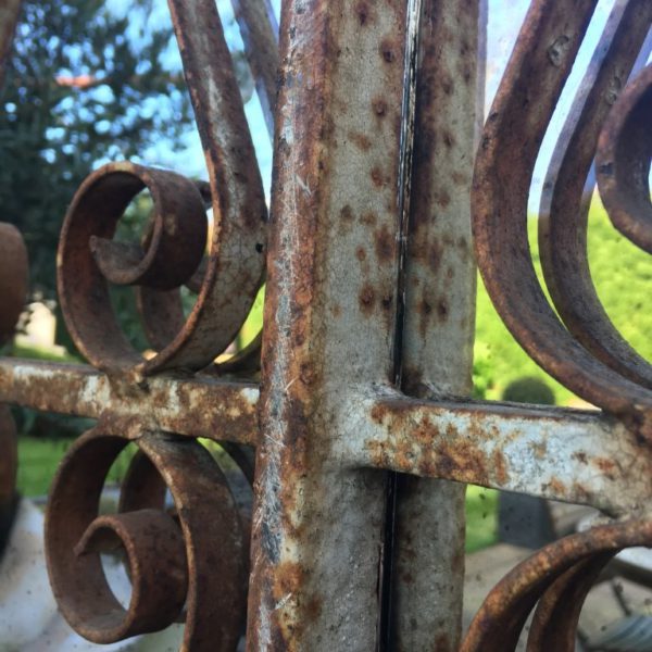 Decorative Vintage Garden Ironwork Mirror - Image 2
