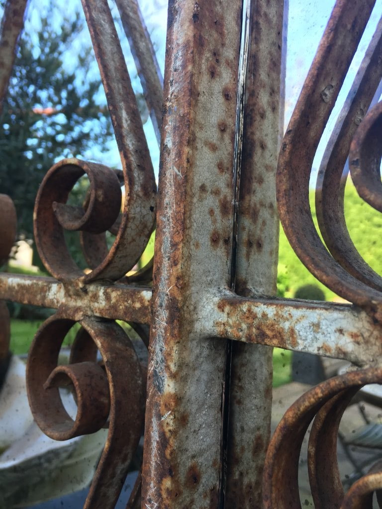 Decorative Vintage Garden Ironwork Mirror - Image 2