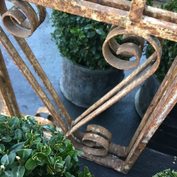 Decorative Vintage Garden Ironwork Mirror - Image 3