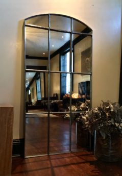 Elegant Interior Antique Panelled Mirror