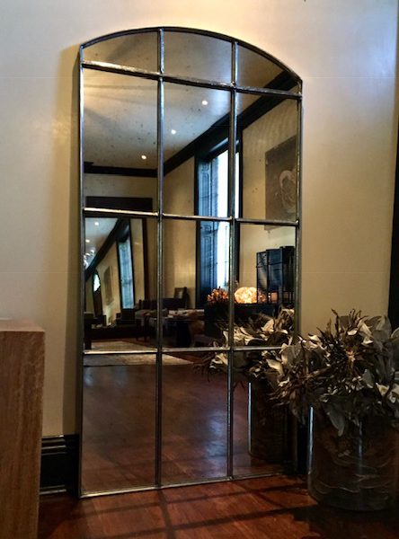 Elegant Interior Antique Panelled Mirror