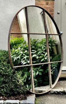 Extra Extra Large Unique Circular Vintage Mirror