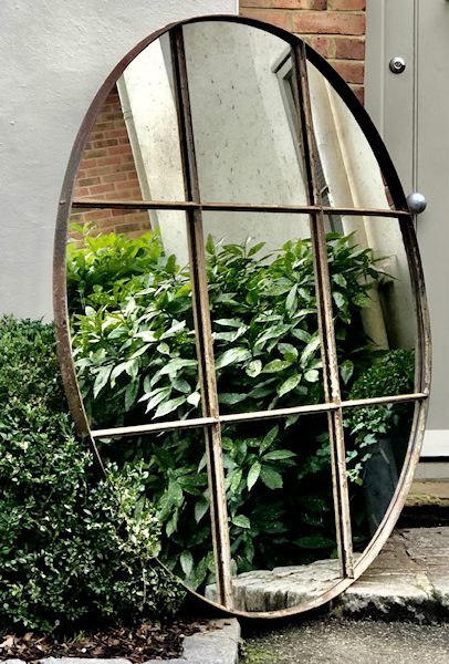 Extra Extra Large Unique Circular Vintage Mirror