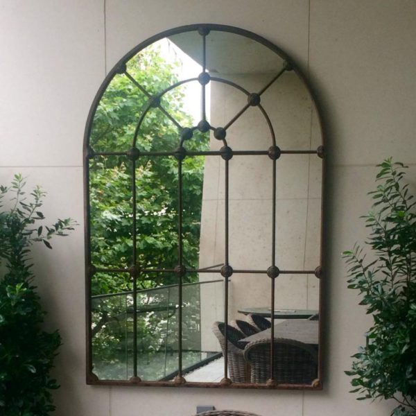 Extra Large Garden Full Arch Bose Window Mirror