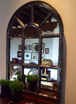 French Arch Industrial Mirror