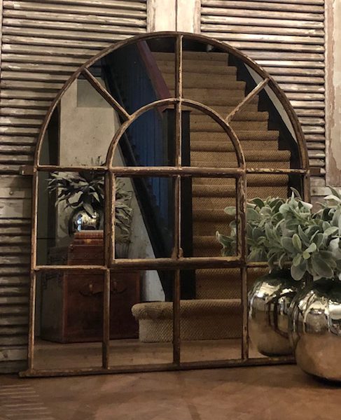 Full Arch Antique Mirror