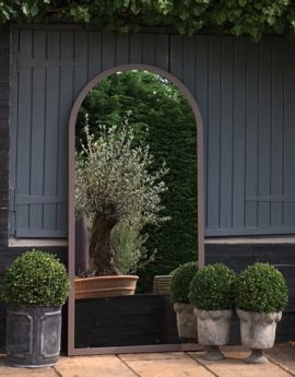 Full Arch One Piece Garden and Home Mirror