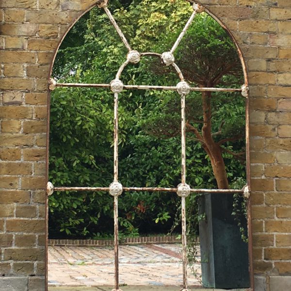 Full Arched Architectural Decorative Window Mirror