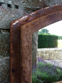 Garden Architectural Rustic Window Mirror