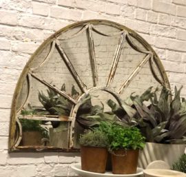 Georgian Arched Decorative Antique Mirror