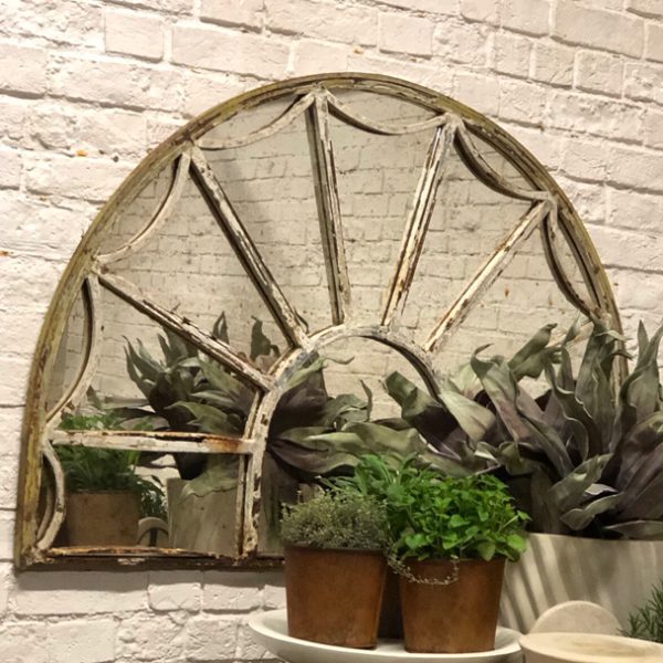 Georgian Arched Decorative Antique Mirror